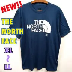 レア‼︎希少‼︎日本未発売★ノースフェイス　ハーフドームTシャツ　青　L/G