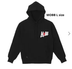 MOBB 黒 フード付きパーカー Mサイズ 黒 Mobb パーカー フード付き - メルカリ