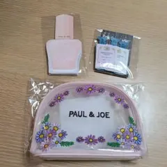PAUL & JOE 花柄ポーチ メッシュポーチ　トライアルセット