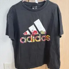 adidas フラワープリント Tシャツ　Mサイズ