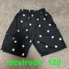 devirock  水着　水泳パンツ　120   ブラック　星柄