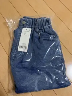 デニムブルー カジュアルパンツ ウエストゴム