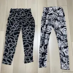 柄物スパッツ 2枚セット