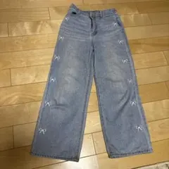 Lovetoxic　 ワイドデニムパンツ