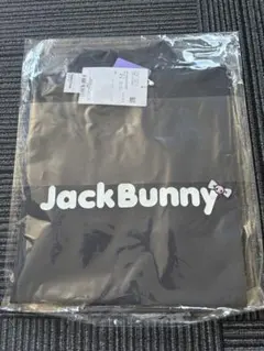 Jack Bunny 新品 クロミ コラボ プリントモックネック黒シャツ 刺繍