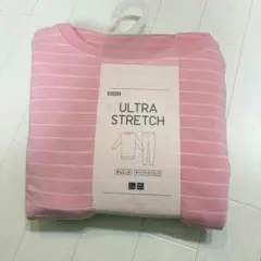 新品 UNIQLO ウルトラストレッチ チュニックセット ピンク XL