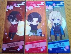 特 刀剣乱舞 雪月花 クリアしおり 肥前忠広 豊前江 小竜景光