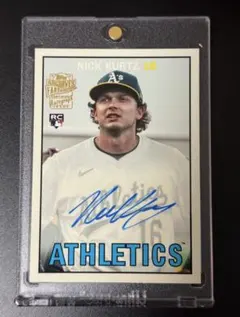 topps archives Nick Kurtz ニックカーツ auto RC