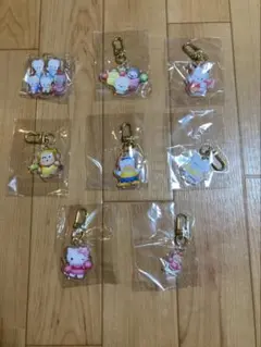 サンリオキャラクターズ　サンリオキャラクター大賞　アクリルチャーム　8点セット