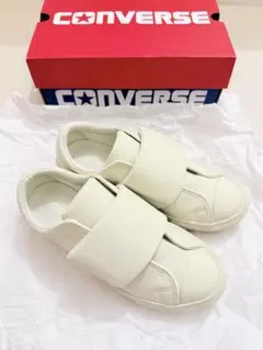 【ほぼ新品】CONVERSE ABCマート限定 ホワイト スニーカー