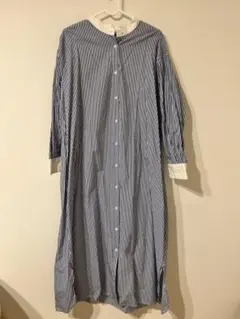 SONNY LABEL ストライプ ロングシャツワンピース