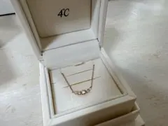 【4℃ K10 ピンクゴールド ネックレス】