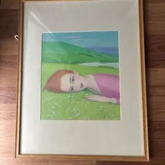 ❤️私の宝物❤️ペーター佐藤 パステル画ポスター額装❤️ギャラリー