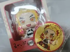 鬼滅の刃 煉獄杏寿郎 るかっぷ フィギュア 缶バッジ付き