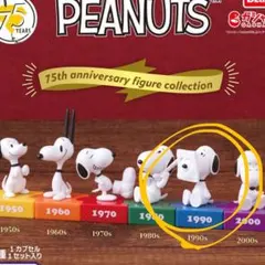 PEANUTS 75周年フィギュアコレクション スヌーピー ガチャ 1950 - メルカリ