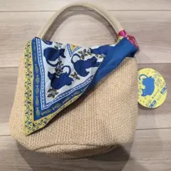 カルディ　ネコバッグ　カゴバッグ