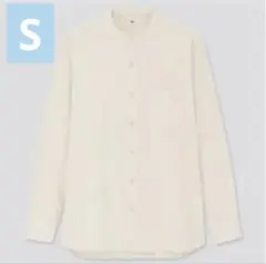【新品未使用】UNIQLO フランネルスタンドカラーシャツ Sサイズ