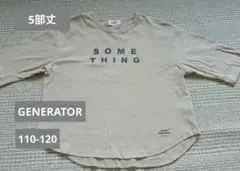GENERATOR ベージュ Tシャツ5部丈のサムネイル