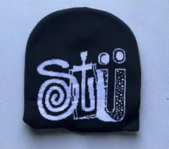 【新品未使用品】ブラックニット帽 ステューシー