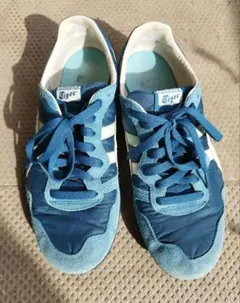 オニツカタイガー セラーノ 25.5㎝　ブルー　ホワイト