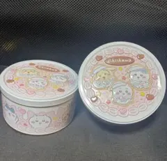 2個セット　新品未開封　ちいかわホールケーキ缶　クッキー　クリスマス