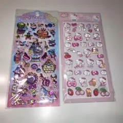 在庫処分‼️ ぷくぷくキティちゃんシール、マジカルトゥインクルシールセット