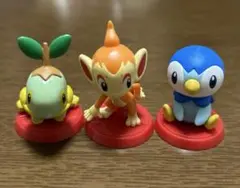 ポケモン　チョコエッグ　シンオウ　ポッチャマ　ナエトル　ヒコザル　御三家