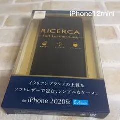 RICERCA iPhone 12 mini 手帳型ソフトレザーケースのサムネイル
