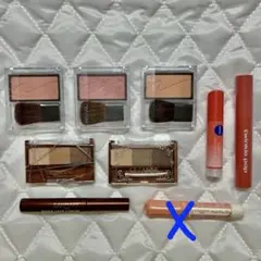 チーク、リップ、アイブロウパウダー、マスカラまとめ売り