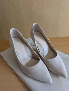 RANDA ベージュ スエード ハイヒール品★24.5★入学式卒業式に