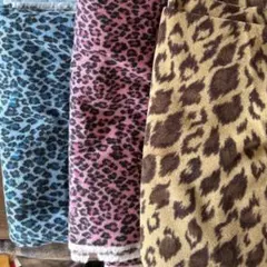 大きなハギレセット②レオパード柄