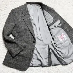 極美品✨ハリスツイード テーラードジャケット ヘリンボーン 銀座ヤジマ AB4