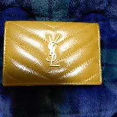 YSL イエロー 三つ折り財布