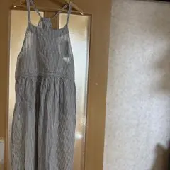 SUN VALLEY ストライプ キャミワンピース M
