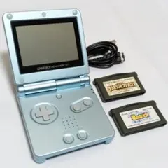 【動作確認済】ゲームボーイアドバンスSP パールブルー 中古