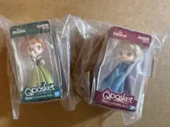 Qposket ディズニー ミニチュアコレクション3　エルサ アナ