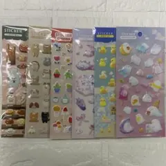 Kyowa☆STICKER ぷくぷくステッカー　6種まとめ売り
