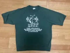 GU ジーユー　スヌーピー　SNOOPY Tシャツ　ダークグリーン　緑　Mサイズ
