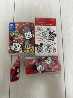 ディズニー ミッキー ミニー 付箋 ふせん メモ 単語カード 暗記カード 文房具