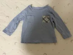 COMME CA FOSSETTE 長袖カットソー 80cm チェックポケットのサムネイル