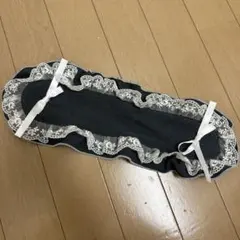 ダークグレー レース ヘッドドレス　原宿