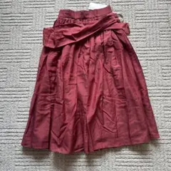 【新品未使用】プロポーション ボディドレッシング 膝丈スカート サイズ1 赤