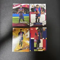 Lamine Yamal ヤマル topps FCバルセロナ 4枚セット