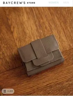 新品未使用品　tov ミニウォレット　三つ折り財布　ブラウン tov 財布 「TOV」25AW新色あり MIMI - WALLET T24S07W281 レディース