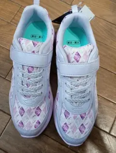瞬足　スニーカー　22㎝　運動靴　通学シューズ　女の子