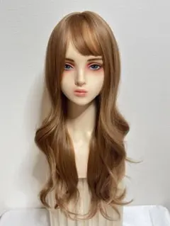 新入荷-ロングウェーブ フルウィッグ ライトブラウンのサムネイル