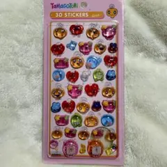 Tamagotchi 3Dステッカー たまごっちシール　めめっちシール