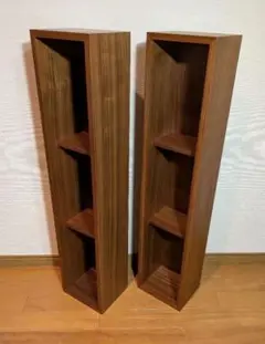 《送料込》無印良品 壁に付けられる家具箱 ウォールナット 棚 収納木製 飾り棚