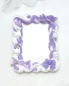 ホイップデコ　B8硬質トレカケース　白　紫　ミックス