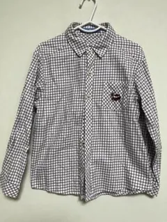 ♦︎familiar♦︎チェック柄 長袖シャツ 120